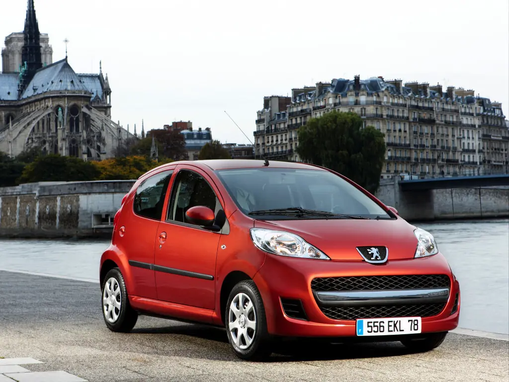 Peugeot 107 (PM) 1 поколение, рестайлинг, хэтчбек 5 дв. (02.2009 - 02.2012)